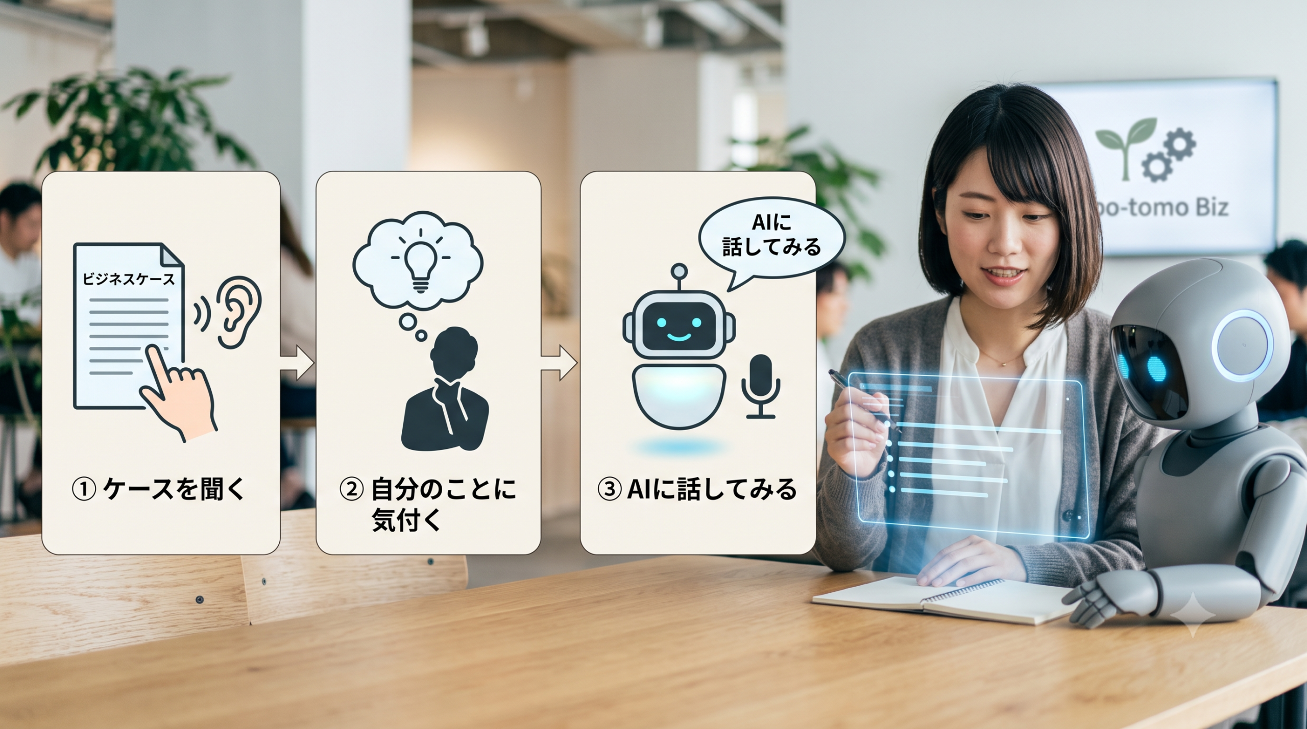 ケーススタディからAIとの対話へ